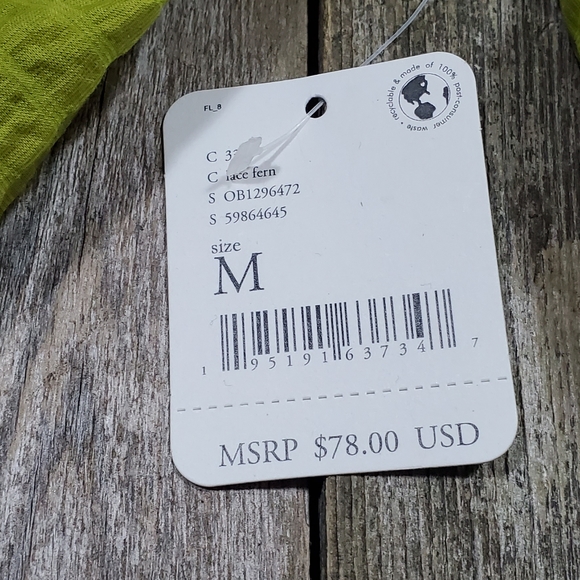 NEW Free People Alicia Free & Flowey Top Lace Fern sz Medium FP-1001 - Picture 9 of 12